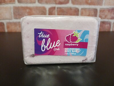 Bath & Body Works True Blue Spa Raspberry Body Soap Bar 7 Oz NIP RARE!