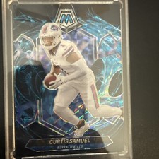 2024 Panini Mosaic - Curtis Samuel #24 Genesis Mosaic Prizm