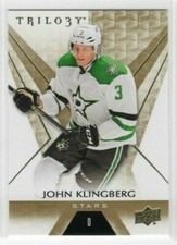 John Klingberg 16-17 Upper Deck Trilogy Hockey Base Common #26 Dallas Stars