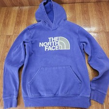 The North Face Hoodie Boys XL Purple Long Sleeve Pullover Sweatshirt