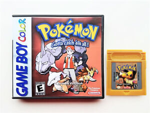 Pokemon Brown Version Game Case Gameboy Gb Gbc Gba Fan Mod Usa Seller Ebay