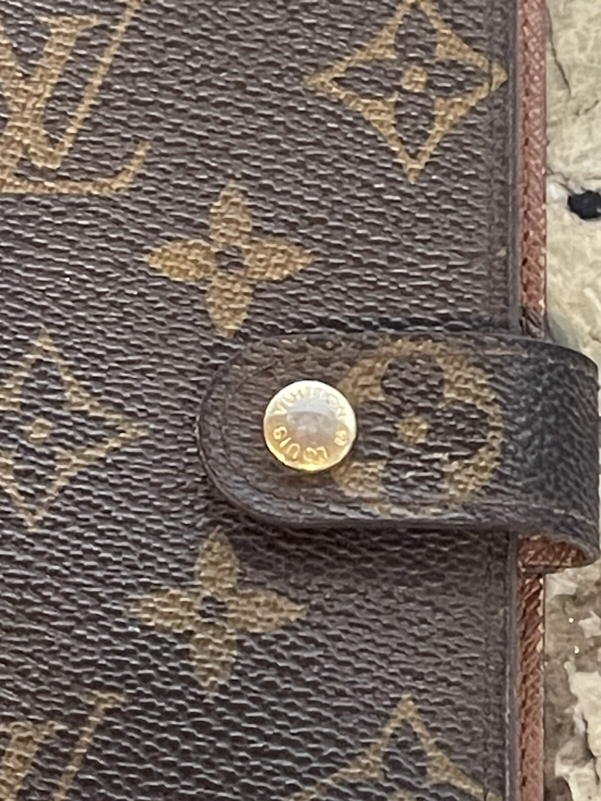 Louis Vuitton Notebook Binder Cover Agenda Planner 6 Ring Preowned eBay