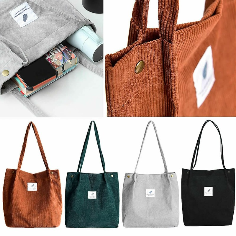 Shoulder Bags Womens Corduroy