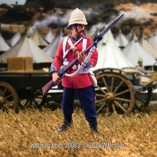 W.Britain 20083 British 24th Foot Standing At The Ready No.1 Britains 