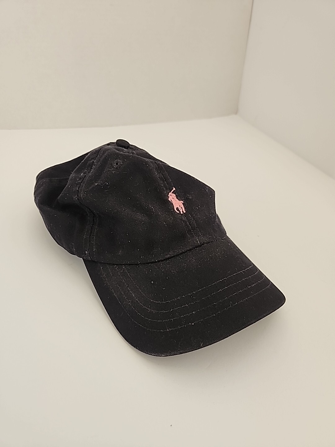 Cappello nero Ralph Lauren rosa pony consapevolezza del cancro rosa pony made in USA