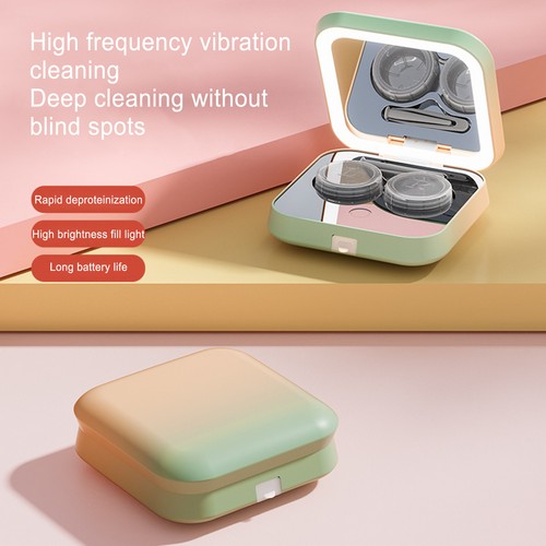 1x Rechargeable Ultrasonic Contact Lens Cleaner Care Case USB Cleaning Machine - Picture 11 of 12