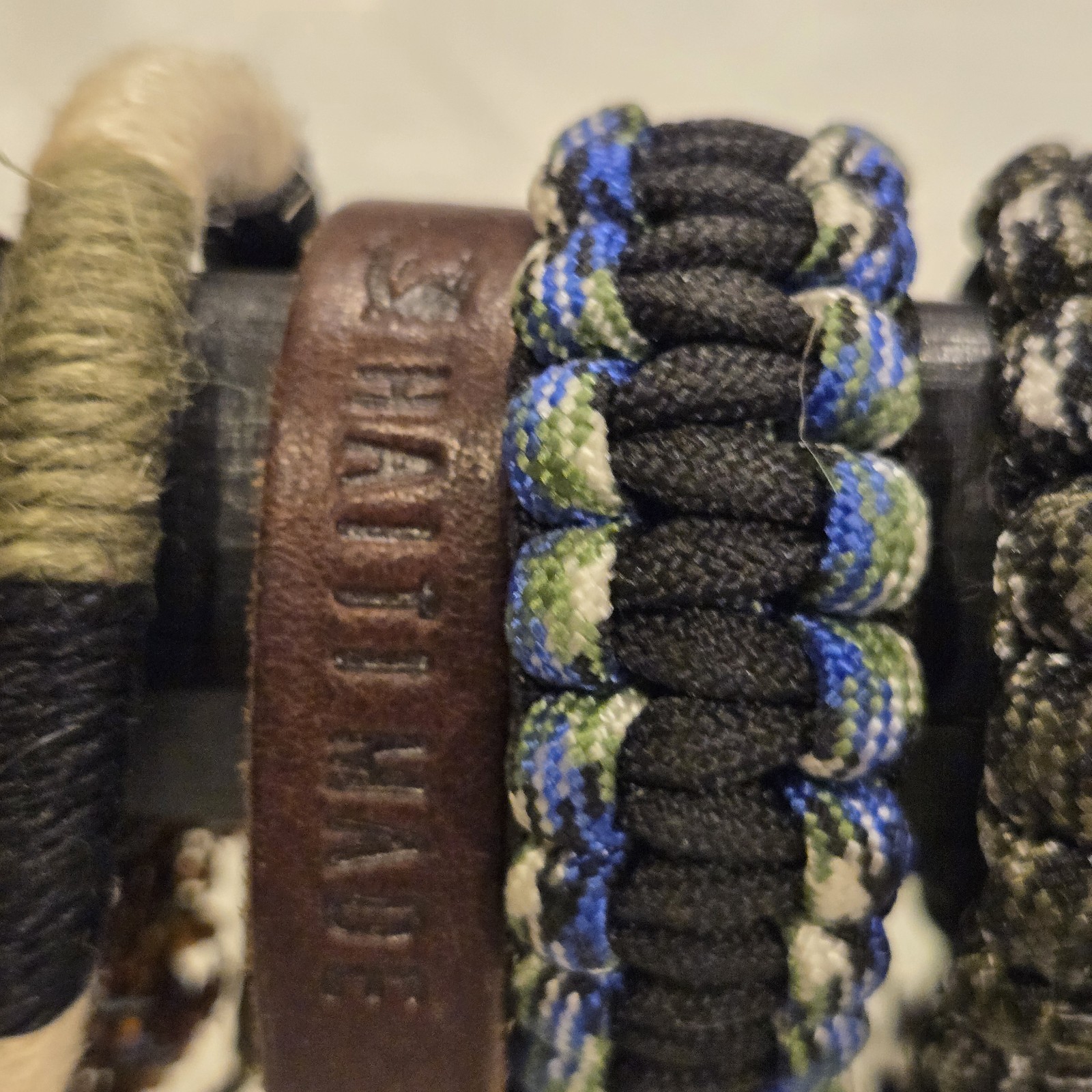 Assorted Bracelet Collection. Including Leather, … - image 7