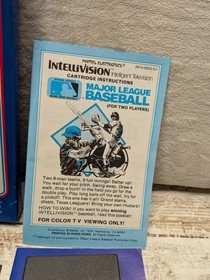 1978 Intellivision Major League Baseball #2614 Mattel Electronics MLB 