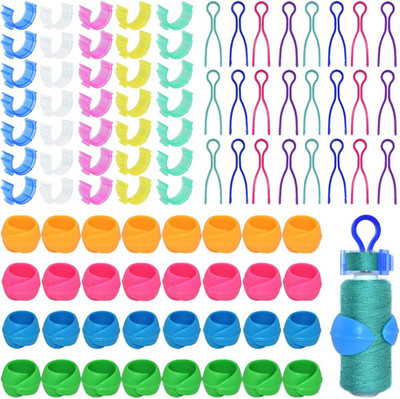142Pcs Bobbin Thread Buddies Set Sewing Thread Spool Organizer Including 70Pcs B