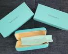 Tiffany & Co. Hard Eyeglass Clamshell Case Tiffany Blue + 2 Boxes + Cloth