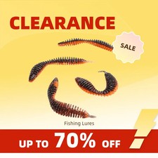 Clearance Spiker Worm Bait 1.97 in 2.76 in Soft Lures for Perch Bass Fishing