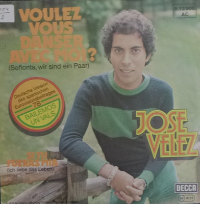 7'' GRAND PRIX 1978 (SPAIN) M-! JOSE VELEZ Voulez-Vous dancer avec moi  IN GERMAN