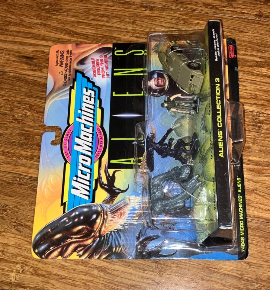 Vintage Micro Machines Aliens Collection 3 NEW MISB Alien Queen APC Galoob - Image 2 of 3