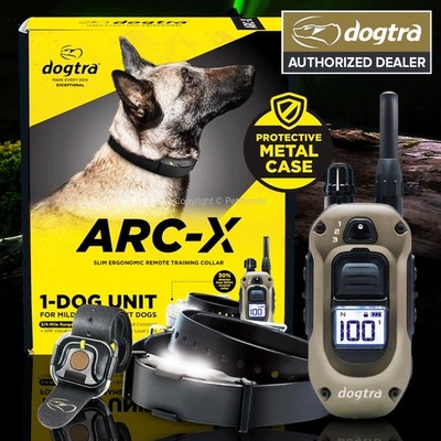 Dogtra ARC-X HANDSFREE Dog Remote Training Collar 3/4 Mile Boost, Tone & XPP Vib