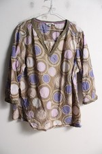 Boden Womens Retro Print Tunic Top Multi - Size 18 (M6)