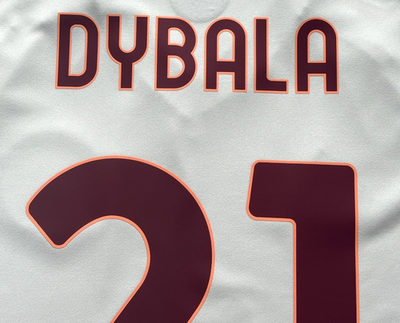 2024/25 AS Roma Away Jersey #21 Dybala Medium adidas Soccer Riyadh