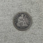 1876 Philadelphia Mint Silver Seated Liberty Quarter QA