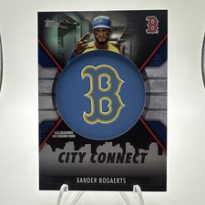 🔥 Xander Bogaerts Red Sox 2023 Topps City Connect Cap Patch /299 🔥