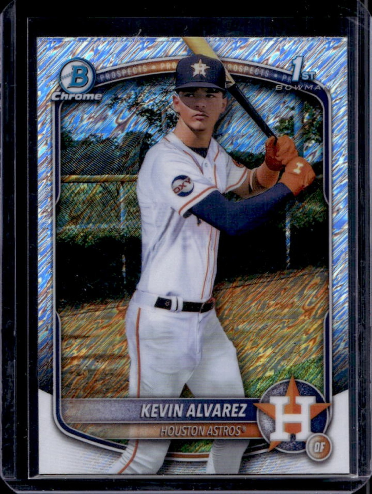 2025 Bowman Chrome Kevin Alvarez Shimmer Refractor 1st #BCP-227 Astros