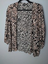Next Leopard Print Kimono / Cardigan - Size M - Lightweight Viscose