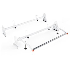 Model Rx27 Fullsize Steel Two-bar Van Ladder Roof Racks With Rear Cargo Rolle... Model Rx27 Fullsize Steel Two-bar Van Ladder Roof Racks With Rear Cargo Rolle...