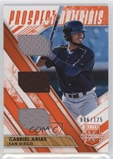 2019 Elite Extra Edition Triple Prospect Materials Orange Gabriel Arias 1cx3
