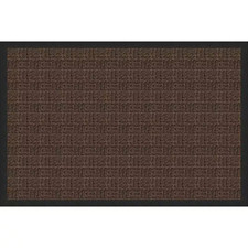 Door Mat 2x3 Ft Commercial Entry Rug Rubber Indoor Outdoor Brown Water Trap Mat