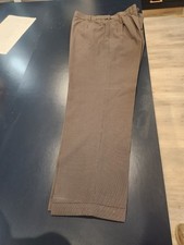 CROFT  BARROW Classic Fit Easy Care Pleated/Cuffed Pants pre-owned excellent