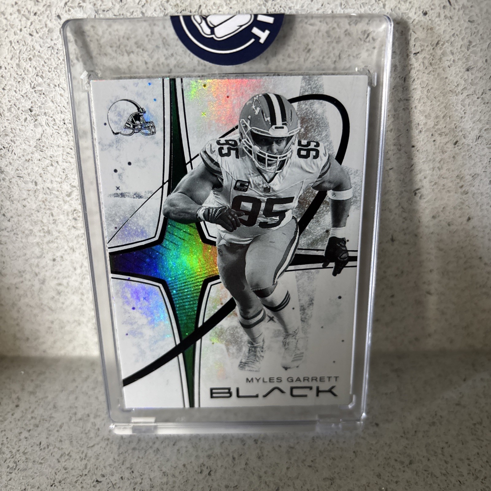 2025 Panini Black Myles Garrett White Night Case Hit #14