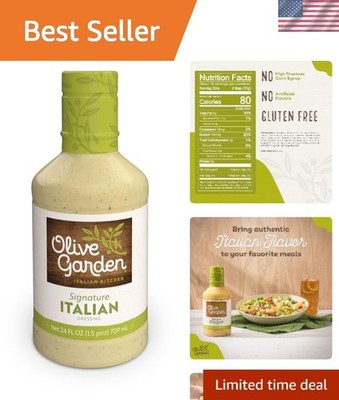 24 fl. oz. Signature Italian Dressing - Delicious  Salad & Marinade Option