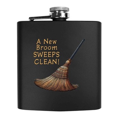 6 Unzen (170 ml) ''New Broom Sweeps Clean'' Taschen Flachmann (HP00039884)