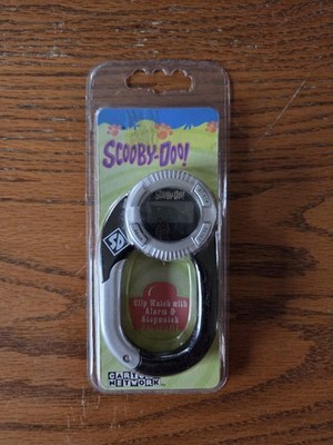 Rare Vintage Scooby-Doo Cartoon Network Digital Clip Watch