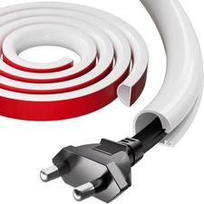 Raceway Wire Cover Self-Adhesive Cable Management Cable Concealer  Home Office