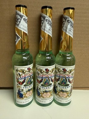 MURRAY & LANMAN FLORIDA WATER COLOGNE NEW YORK  7.5 FL OZ 3PK MADE IN USA