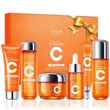 6-Piece Hydrating Skincare Set with Vitamin C & Niacinamide