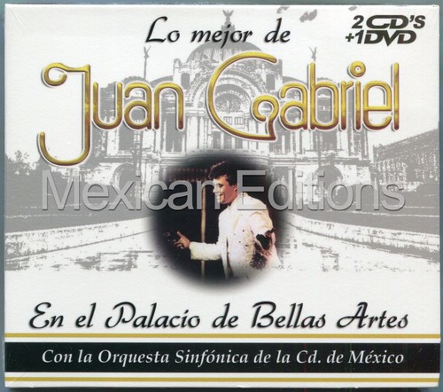 Juan Gabriel Lo Mejor En Bellas Artes 40 Aniversario Mexican Edition 2CD+DVD