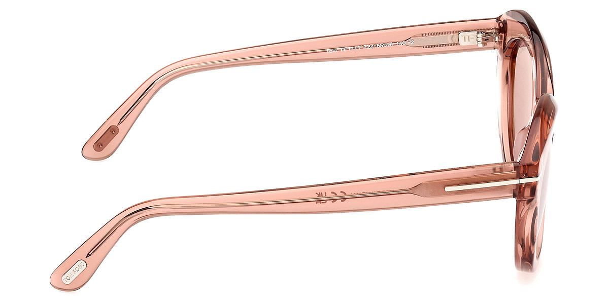 Tom Ford FT1111 Toni Sunglasses Women Shiny Light Pink 55mm 