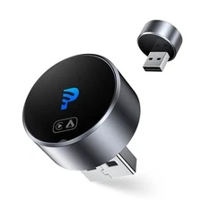 2026 Upgrade Wireless CarPlay & Android Auto Adapter,2 in 1 Mini USB Design 