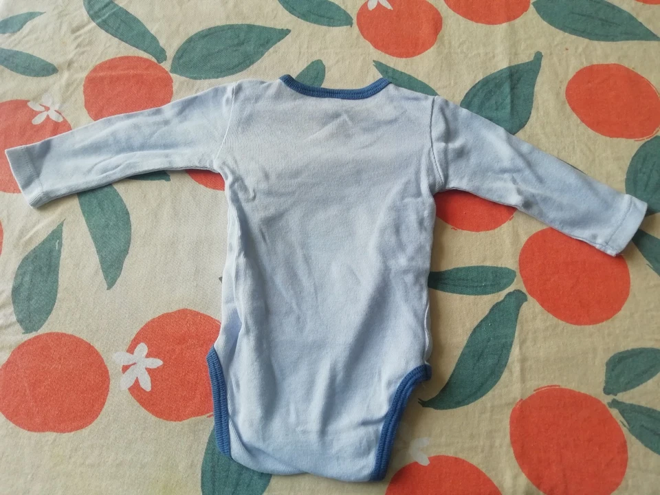 Body Bleu Taille 3MOIS Sans Marque Générique Garçon Occasion - Photo 2/2