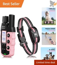 Dog Shock Collar Waterproof Rechargeable Pet Training E Collar with Beep