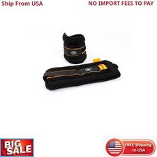 Athletic Works 5lb Pair Ankle  Wrist Weights 2pcs, Each One is 2.5LBS 