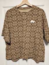Coach Women's T Shirt L Bear Limited Edition
