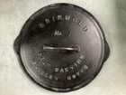 VTG Griswold Cast Iron Self Basting Skillet Lid   # 7  Erie Pa USA  Lg Logo  467