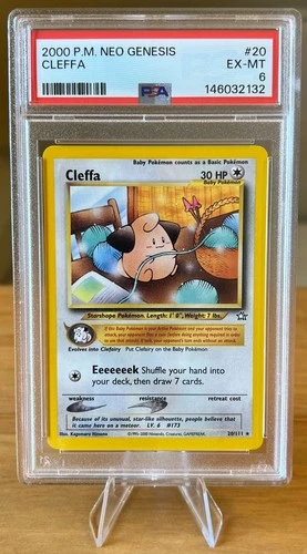 Pokémon Cleffa 20/111 Neo Genesis 2000 PSA 6 EX-MT WOTC Graded