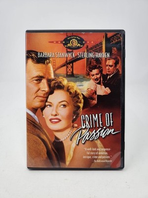 Crime of Passion DVD 1957  Barbara Stanwyck Sterling Hayden Oop Mgm