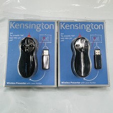 Lot of 2 Kensington Wireless Presenter with Laser Pointer M1220A
