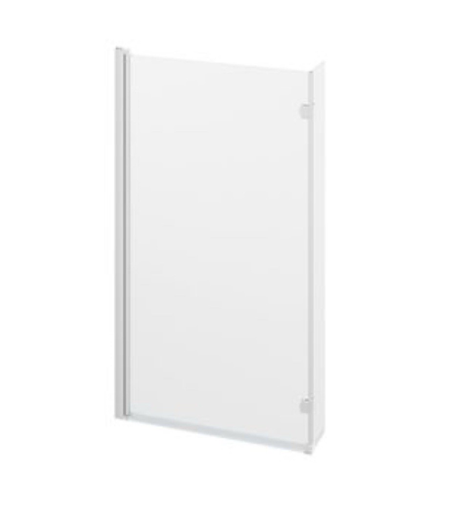 Iflo 461888 Vitellio Metz L-Shaped Shower Bath Screen RRP £299 New Boxed