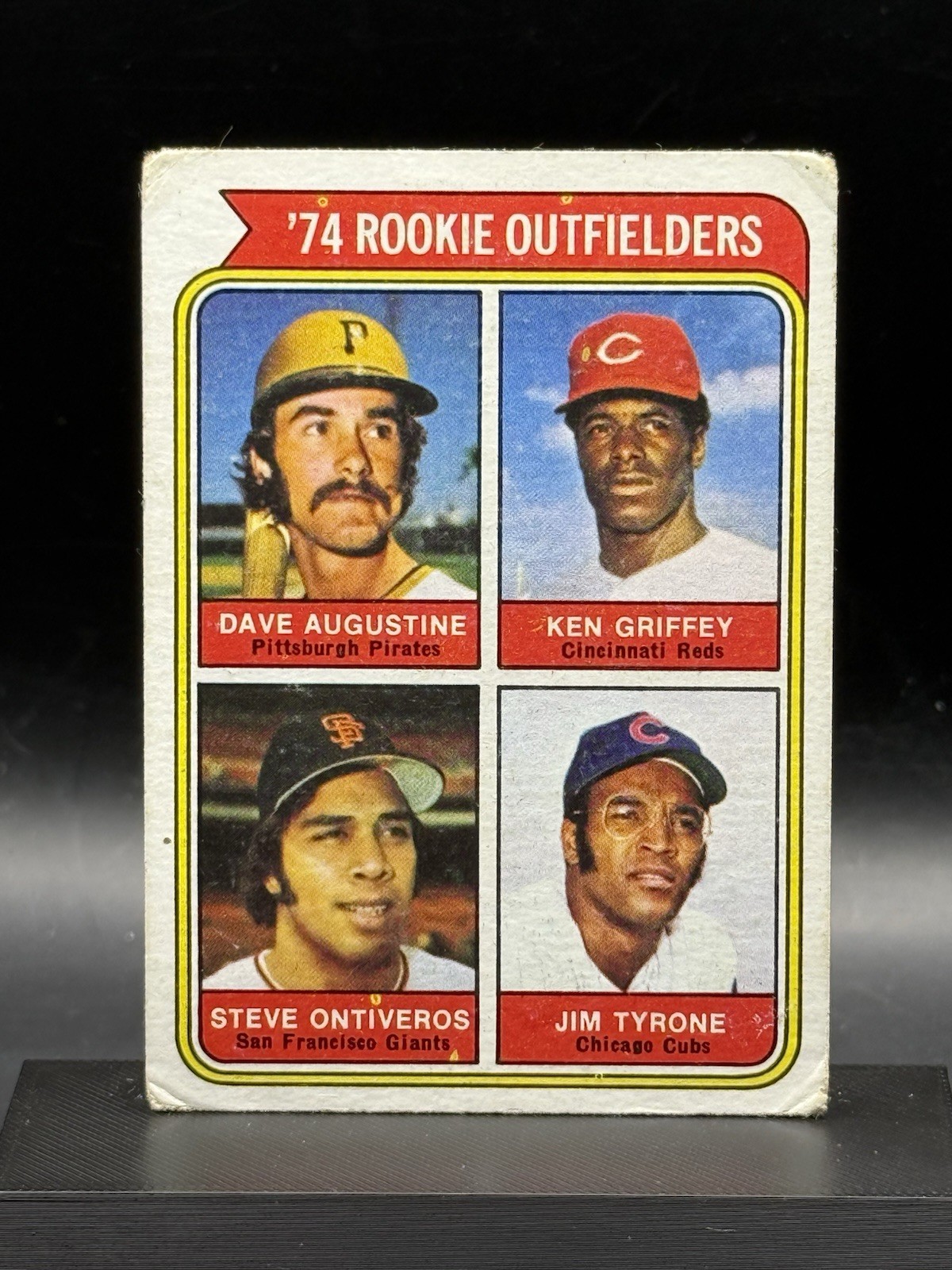 1974 Topps - Rookie Outfielders Ken Griffey Sr., Steve Ontiveros, Dave Augustine