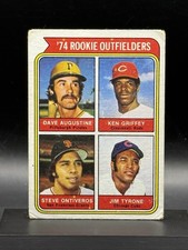 1974 Topps - Rookie Outfielders Ken Griffey Sr., Steve Ontiveros, Dave Augustine