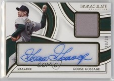 2023 Immaculate Clear Signature Materials 20/30 Rich Gossage Goose Auto HOF 1t3